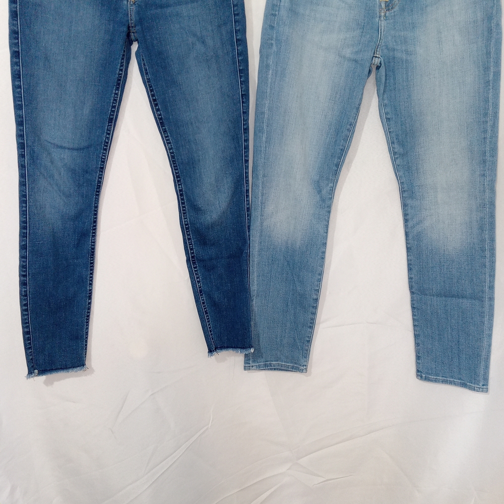 Seven For All Mankind Women’s Jeans (28x29) B(air) And Skinny Ankle (28×28) - Picture 5 of 15
